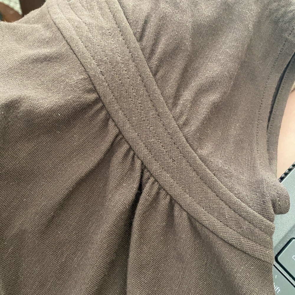 Theory brown jersey dress size medium (fits more like a small) - Picture 8 of 8